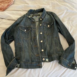 Women’s size large distressed denim jacket - Prosperity